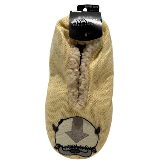 NICKELODEON AVATAR Appa The Last Airbender Slipper Socks NWT OSFA - Picture 1 of 7